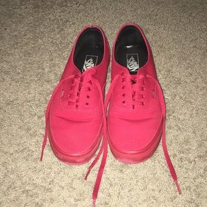 All Red Vans